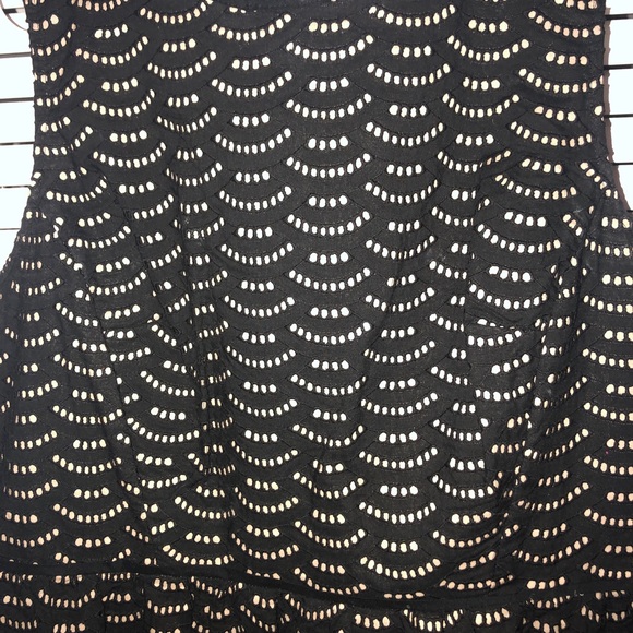 Loft Black cutout knee length dress size 8 petite - Picture 4 of 4